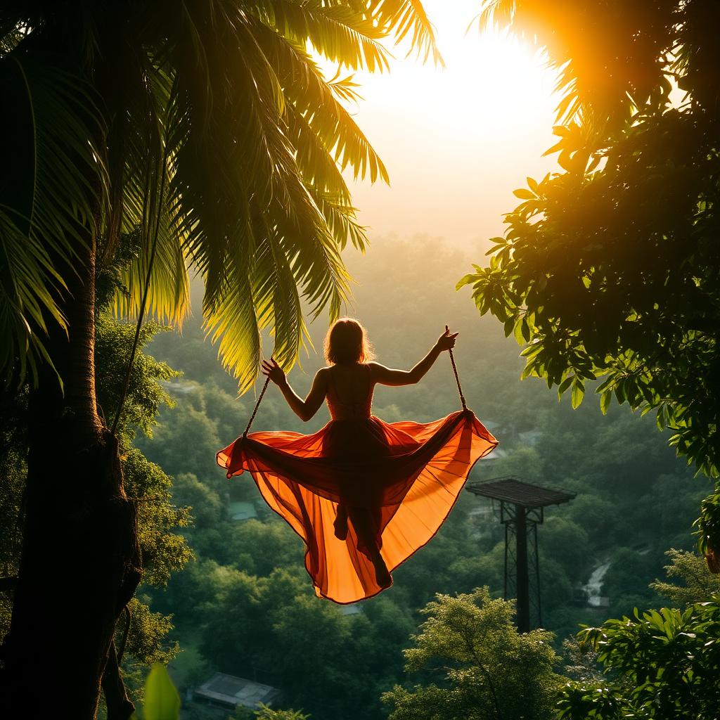 Bali Swing over the jungle