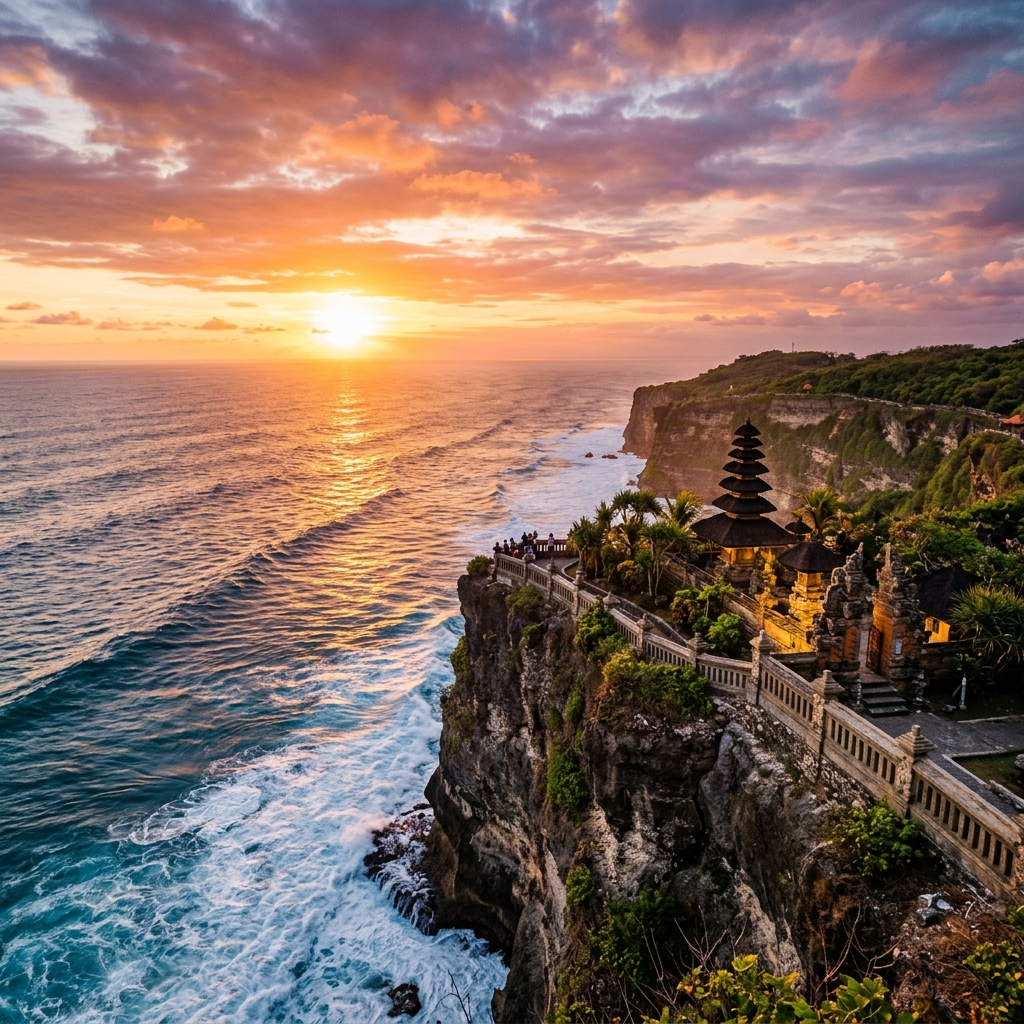 Uluwatu Temple sunset